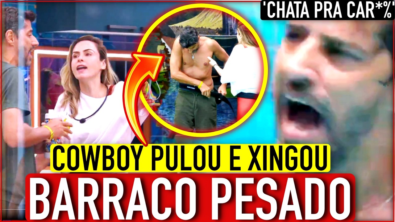🚨😱URGENTE: ANA PAULA BRIGA COM COWBOY DA PIOR FORMA, ELE PULA PISCINA e XINGA ELA!