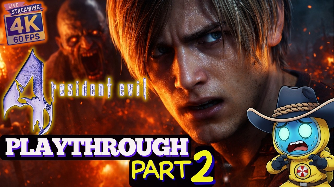 Resident Evil 4 Remake - 4K60 🔴LIVE Playthrough Part 2