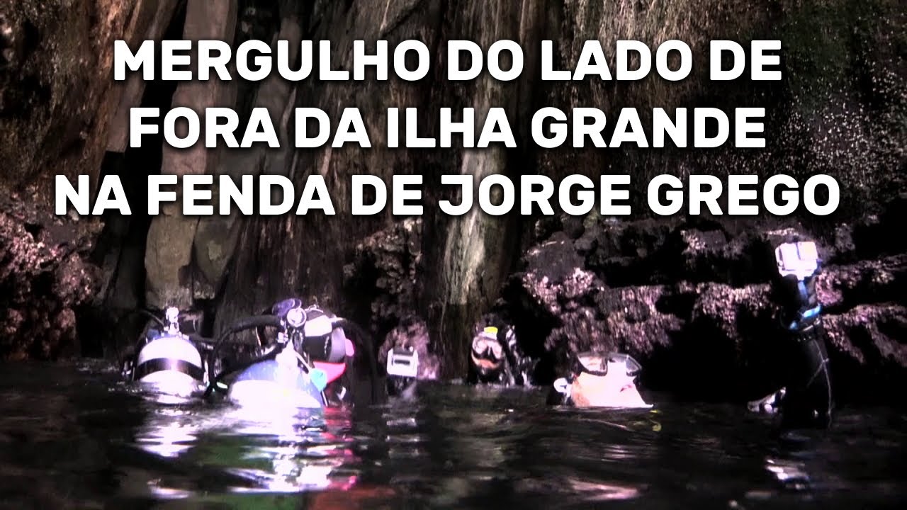 Ep43. Mergulho do Lado de Fora da Ilha Grande, na Fenda de Jorge Grego, RJ. Profundo Scuba Diving