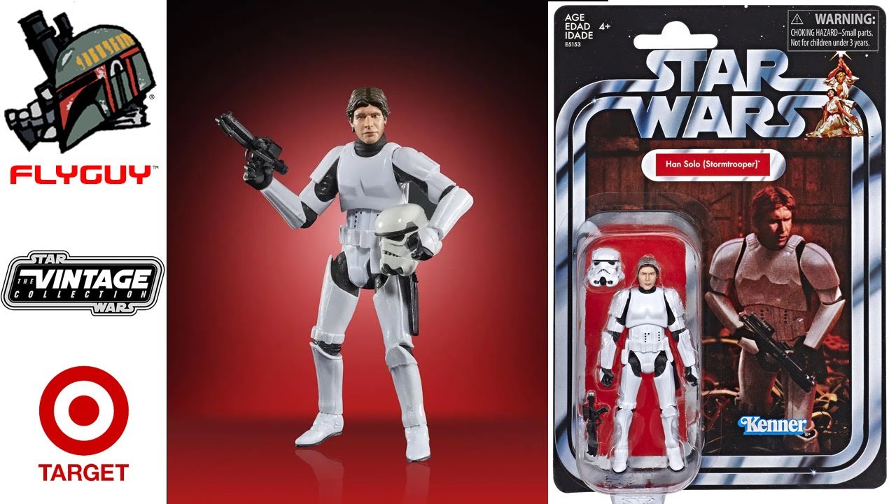 Star Wars The Vintage Collection Han Solo (Stormtrooper) Target Exclusive Figure Review | By FLYGUY