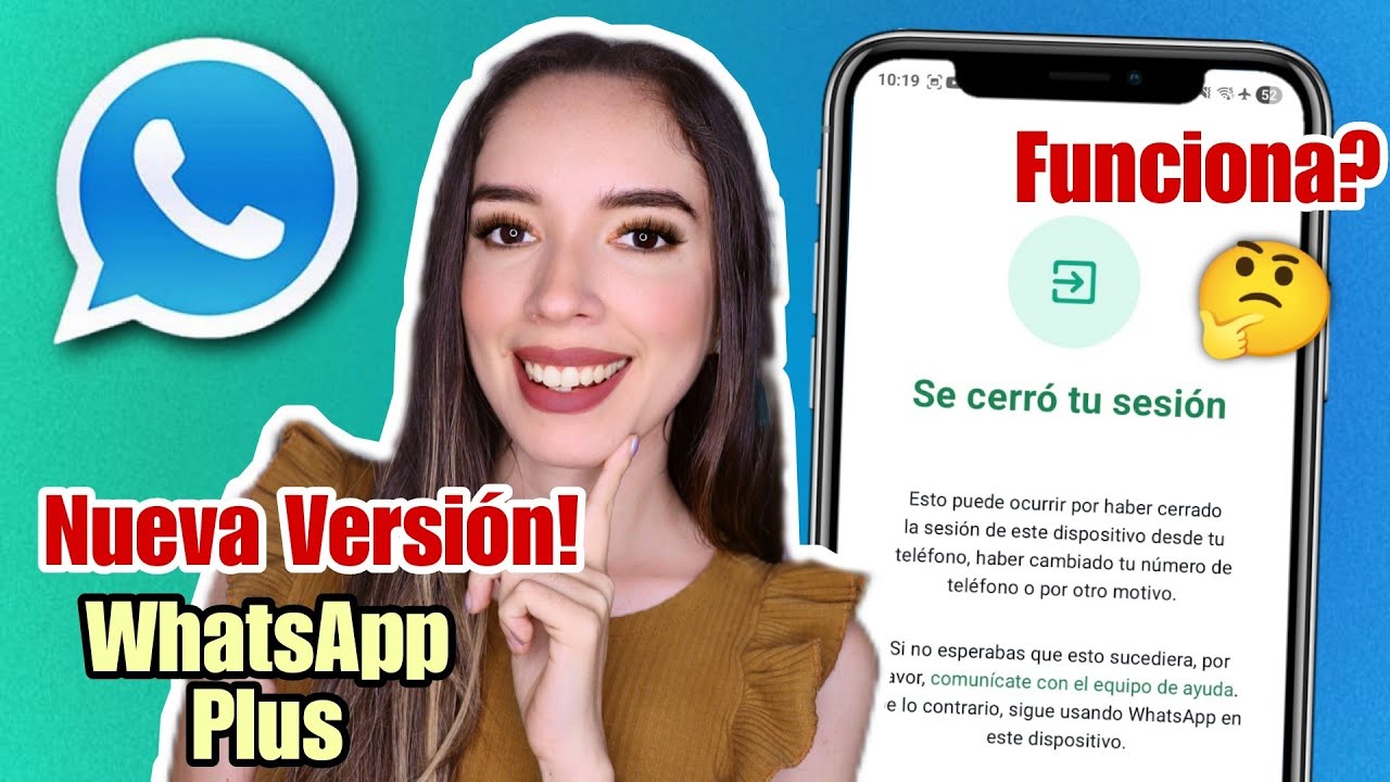 Whatsapp Plus📱SE CERR&Oacute; TU SESI&Oacute;N ❌ No Vincula 😭 Soluci&oacute;n?✅ WhatsApp Plus &uacute;ltima versi&oacute;n