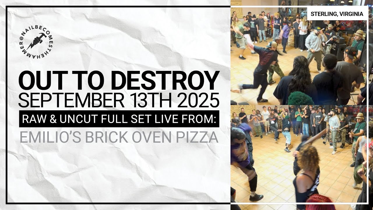 OUT TO DESTROY @ Emilio's Brick Oven Pizza (Sterling, VA) - September 13th 2025 *FULL SET RAW/UNCU
