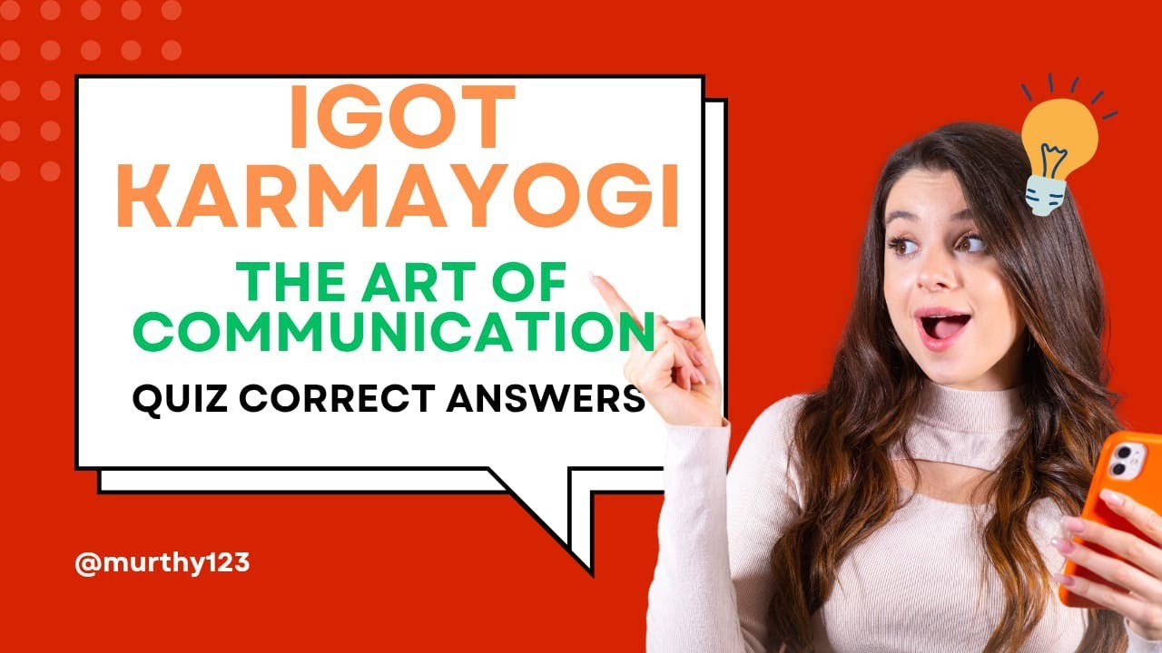 IGOT Karmayogi "The Art of Communication" Module Quiz | 100% Correct Answers | Updated 2025