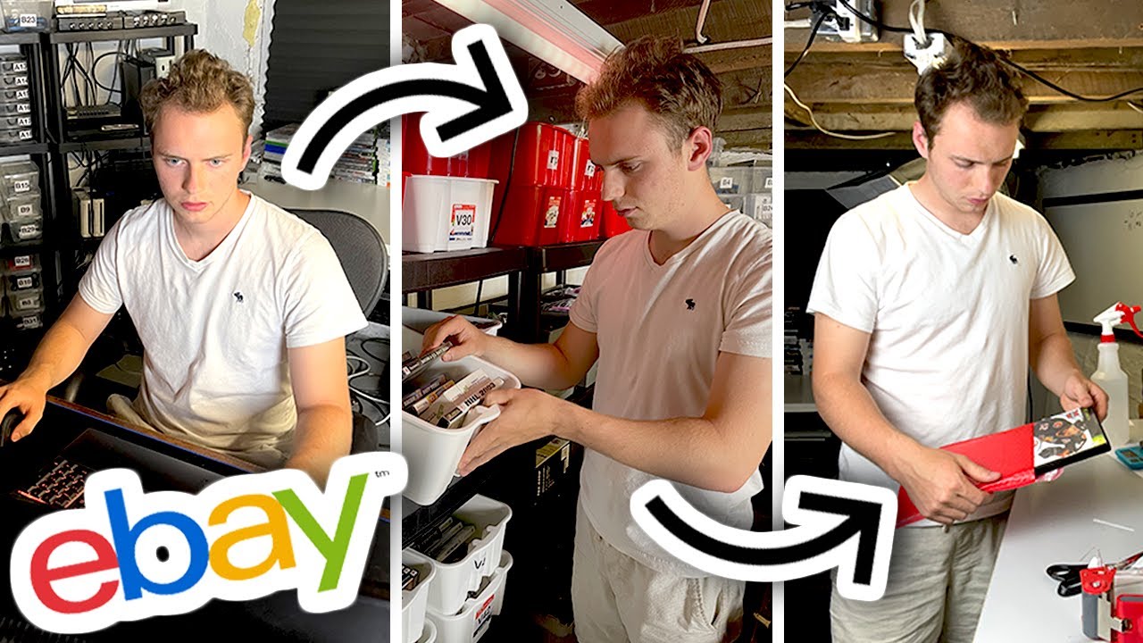 A Typical Day As A Video Game Reseller On Ebay