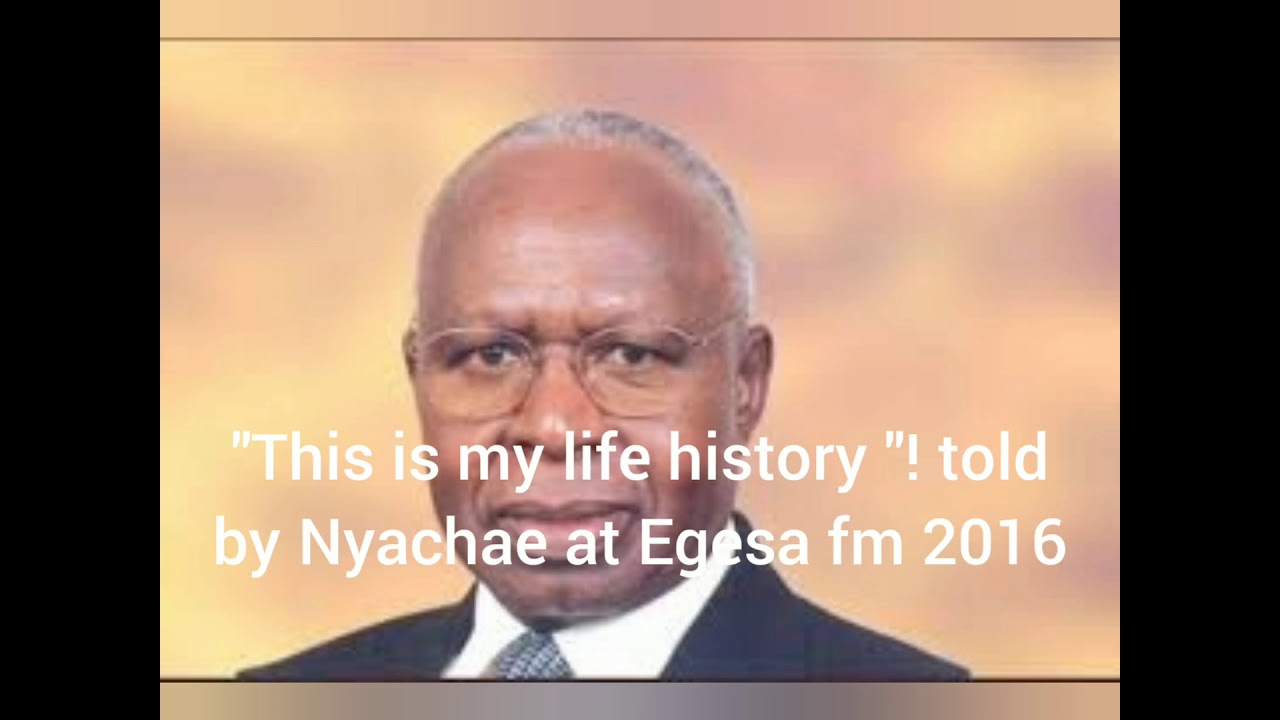 This is what I leave for you Omogusii -Nyachae last words.#Egesafm #OneonOnewithAtandi  #RIPNyachae