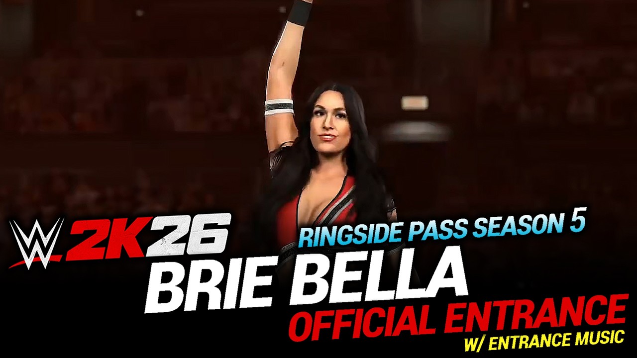 WWE 2K26: Brie Bella Full Official Entrance!