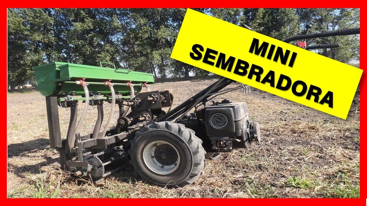 ✅Mini SEMBRADORA de PASTURAS - INTERSEMBRADORA 😲😲👍