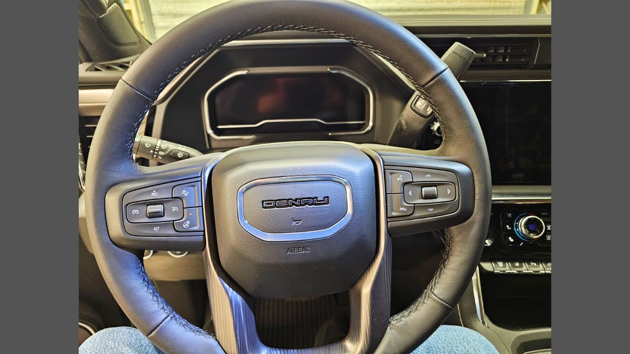 Swapping out a 2024 GMC 3500 HD Ultimate Denali steering wheel with a 2020 Denali steering wheel
