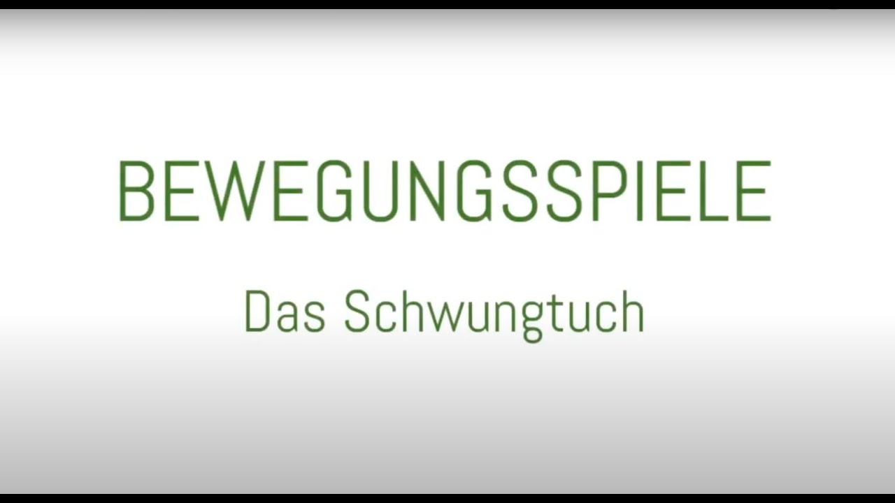 Freude an Bewegung mit dem Schwungtuch