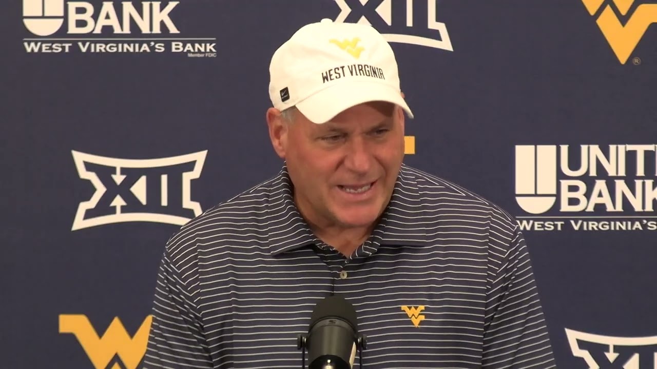 WVU Football Rich Rodriguez Press Conference 9/9/25