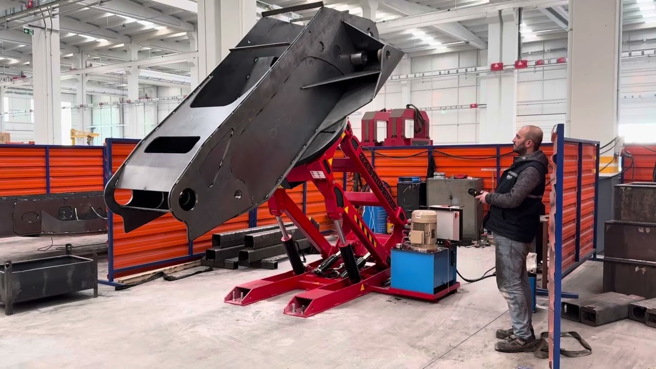 Hidrolik Kaynak Pozisyoneri #kaynak #kaynakotomasyon #positioner #treyler #crane #pozisyoner