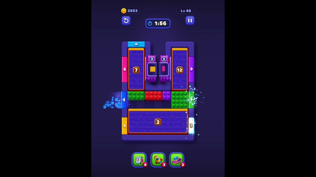 Block Out! Color Sort Puzzle Levels 41-42-43-44-45-46-47-48-49-50