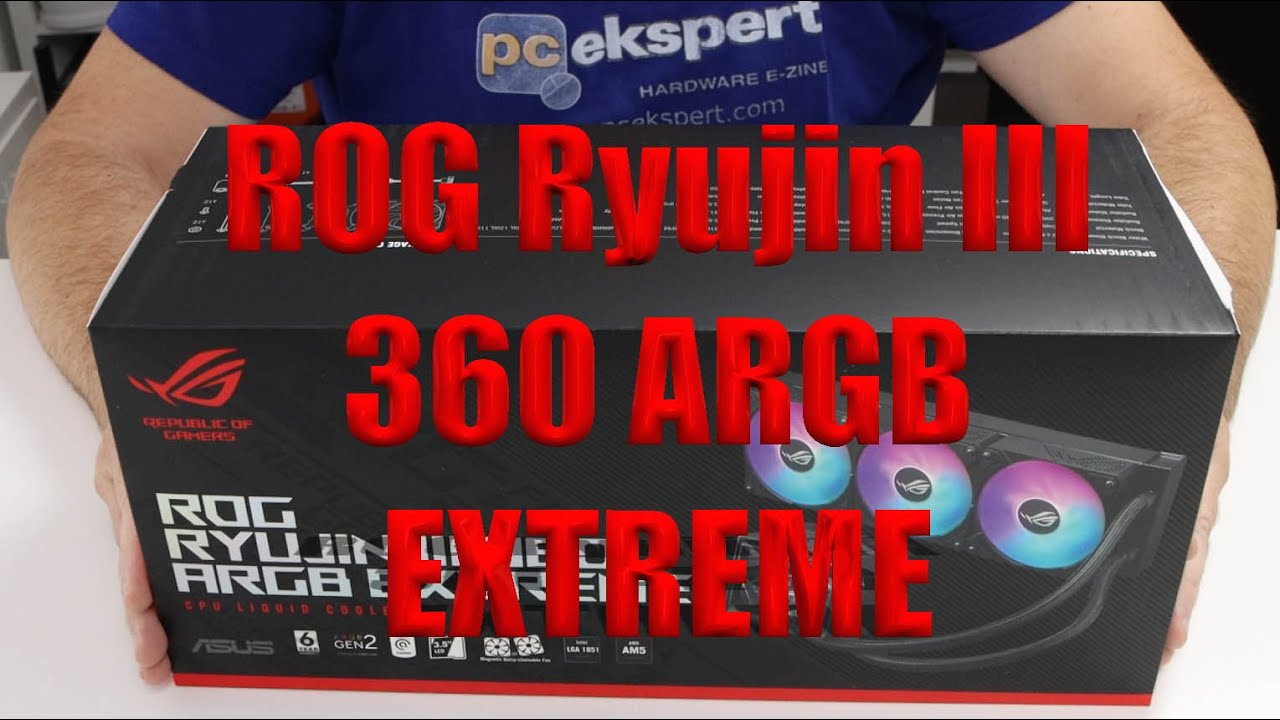 ASUS ROG Ryujin III 360 ARGB Extreme unboxing