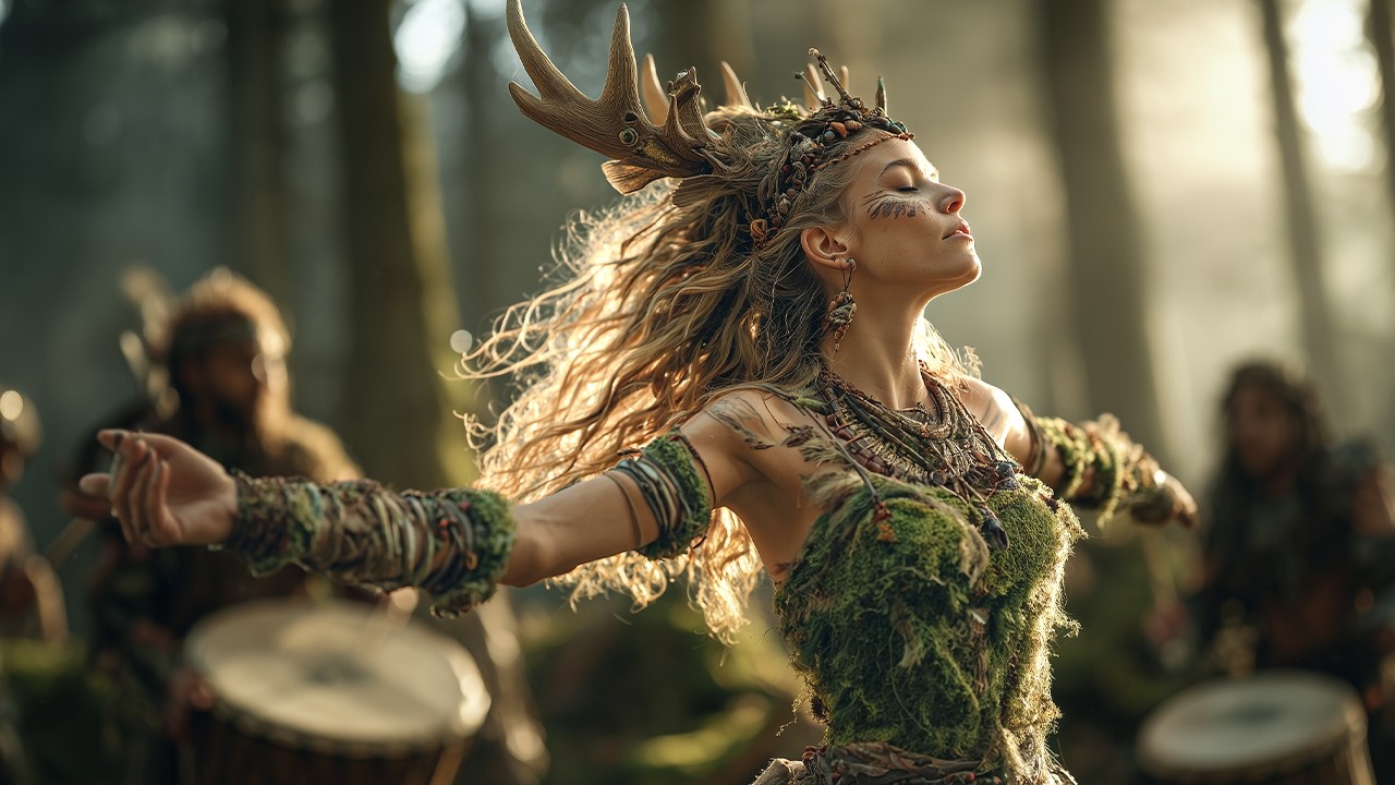 🌿 This Sacred Elk Dance Clears Heavy Energy | Deep Forest Ritual | 432 Hz & 528 Hz Shamanic