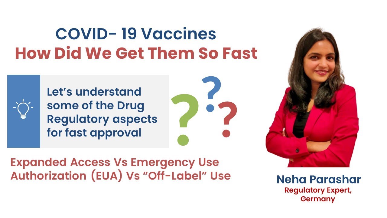 Regulatory Shorts#1 | COVID-19 Vaccine | Expanded Access vs Emergency Use Authorization vs Off-Label