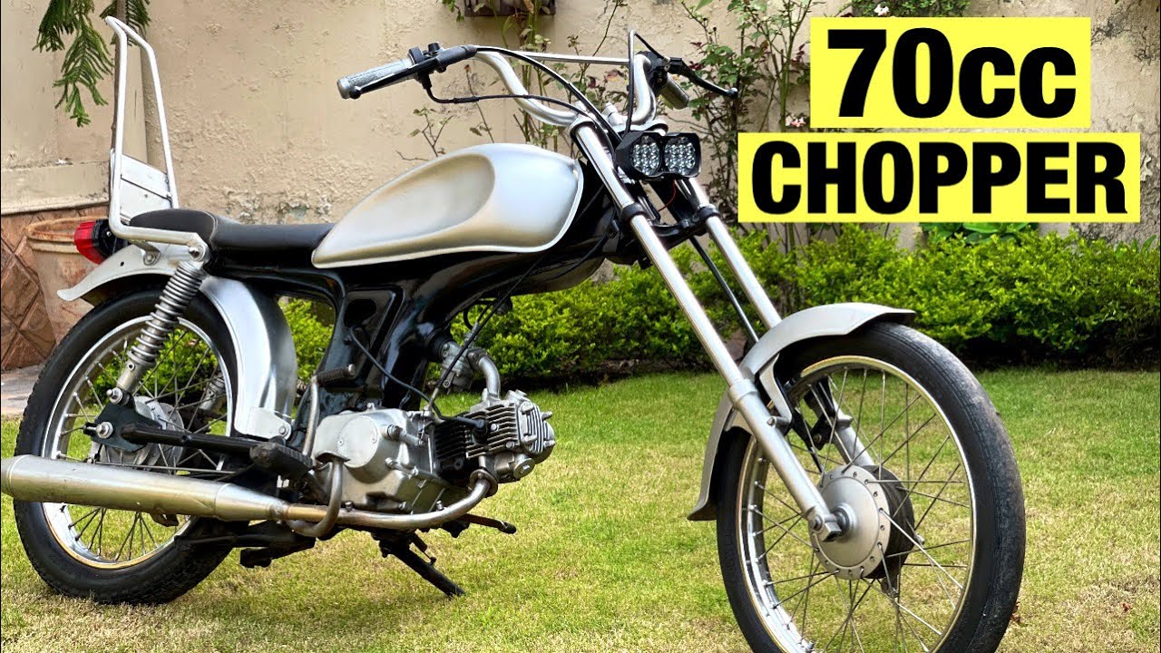 Honda CD-70 Chopper Modified by Wahdat Autos (Part-3) on Bike Mate PK