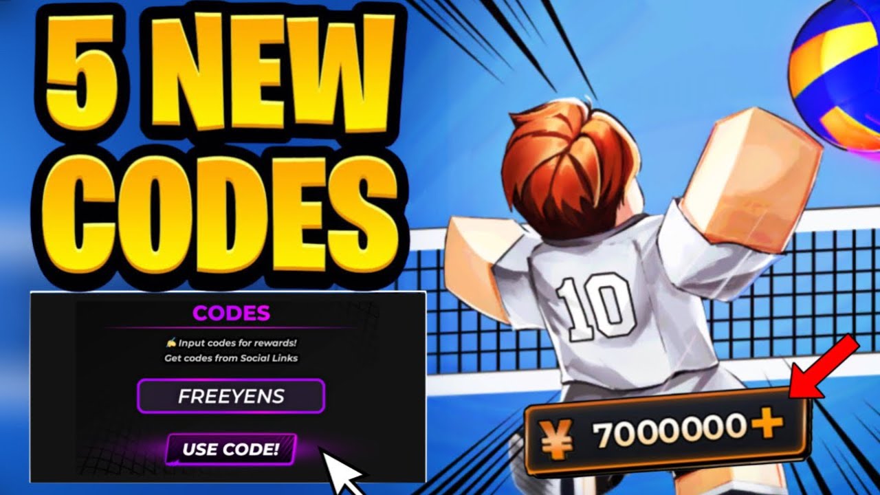 ВСЕ РАБОЧИЕ КОДЫ ОБНОВЛЕНИЯ 81 ДЛЯ VOLLEYBALL LEGENDS | КОДЫ ROBLOX VOLLEYBALL LEGENDS