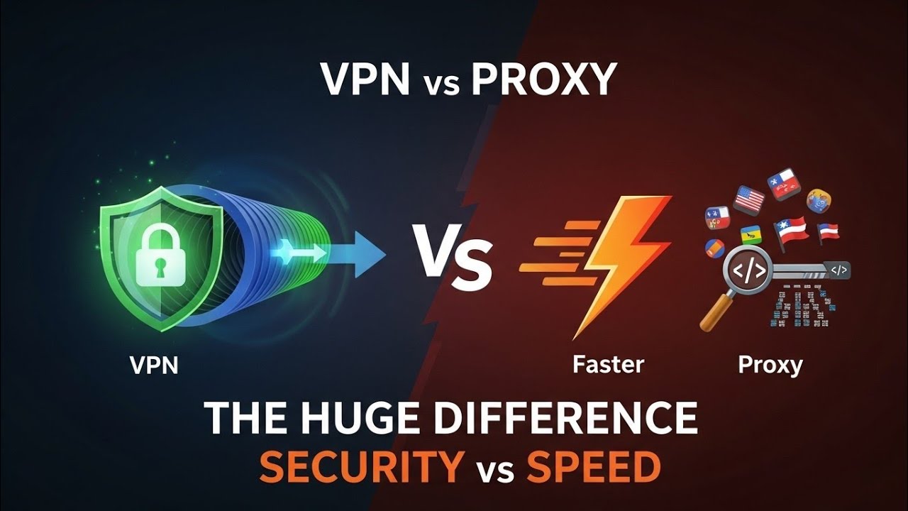 VPN против прокси: ОГРОМНАЯ разница &mdash; безопасность, скорость и какой из них выбрать