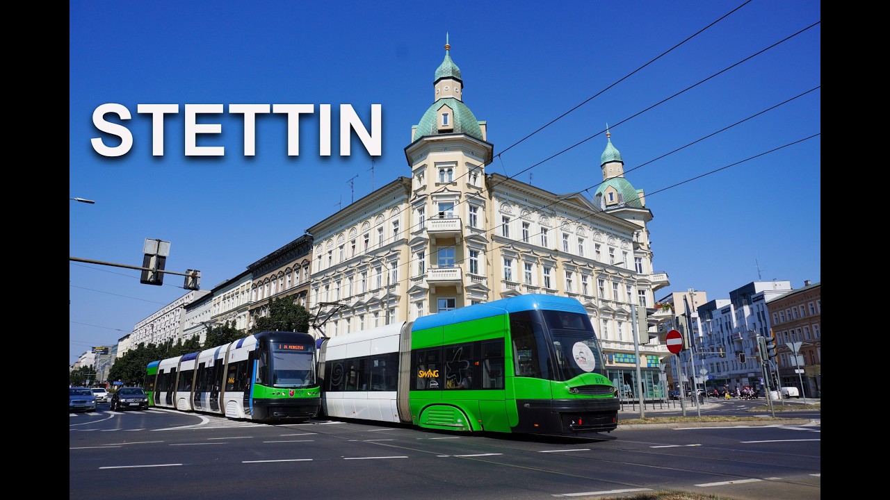 Polish Trams in Szczecin - Tramwaje w Szczecinie - Berliner Tatras in Stettin - Pesa Swing