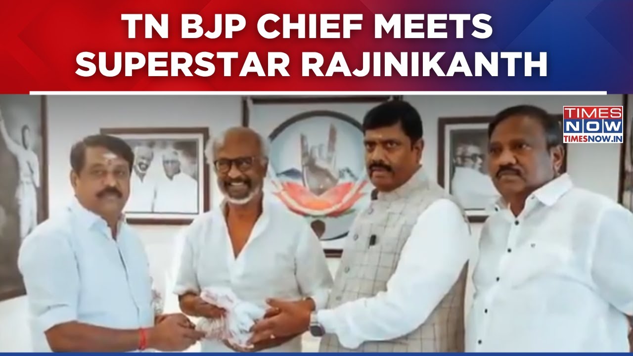 TN BJP Chief Nainar Nagendran Meets Superstar Rajinikanth, Discusses PM Modi's 12-Year Governance