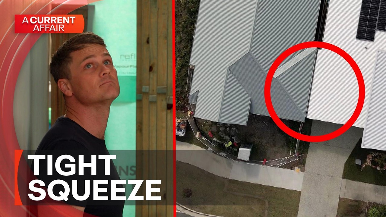 Has this neighbour built his home WAY too close? | A Current Affair