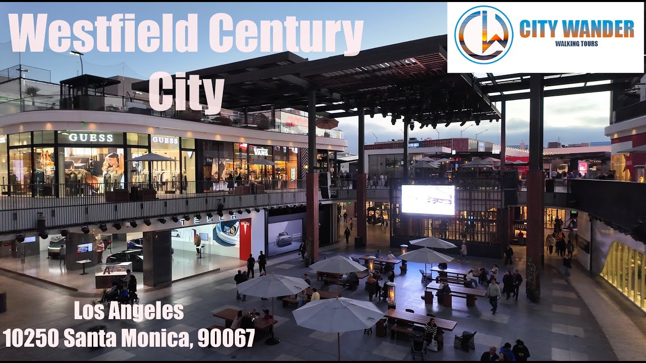 Westfield Century City Walk 2025  [4k]: Luxury Shopping & Dining in LA