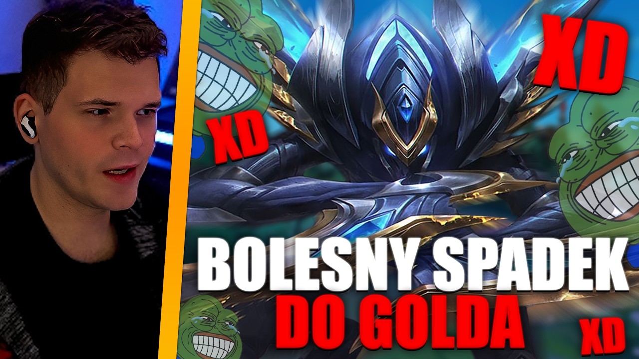 GUCIO I LEAGUE OF LEGENDS I ALGORYTM RIOTOWY I SPADEK DO GOLDA XD I NAJLEPSZE MOMENTY STRIMA #988