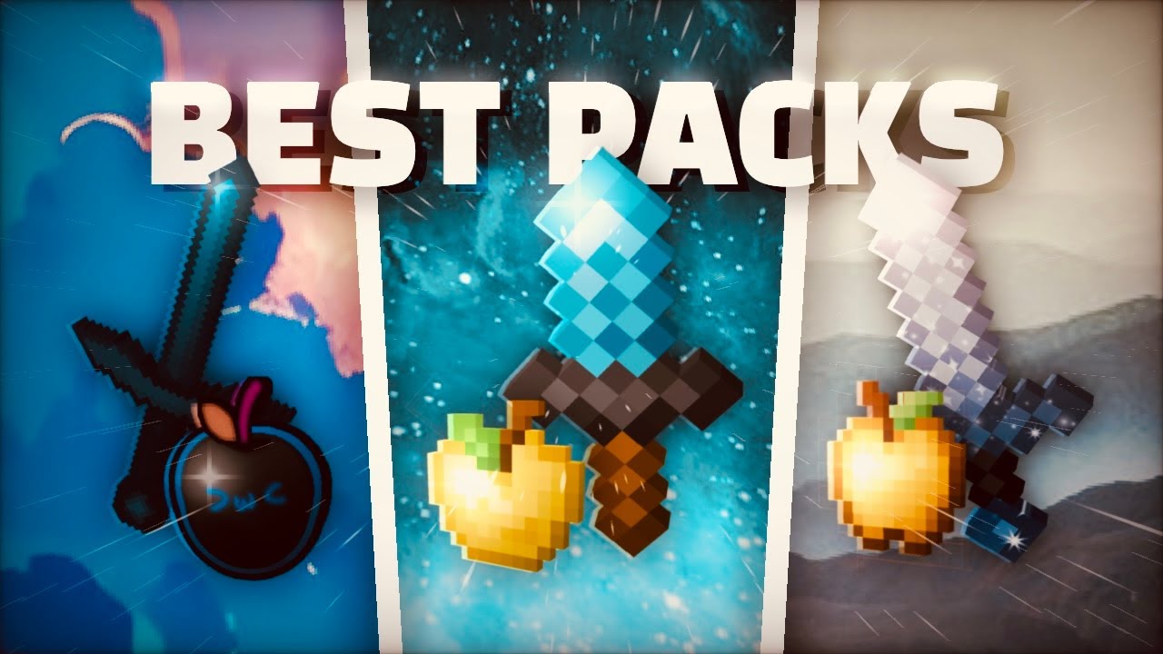 Top 3 BEST PvP Texture Packs (Minecraft Bedrock)