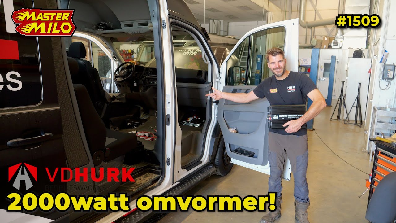 Omvormer inbouwen in mijn bus bij VanDenHurk bedrijfswagens! #1509
