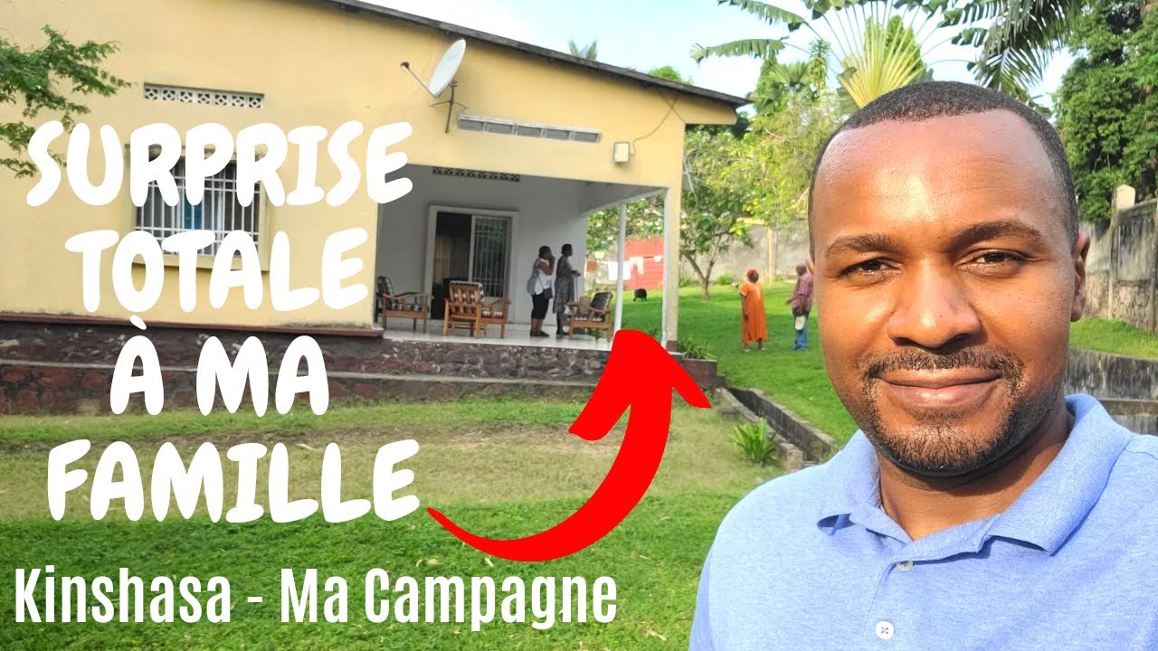 KINSHASA Drive: Kintambo Magasin à Ma Campagne | Je fais la surprise à ma famille