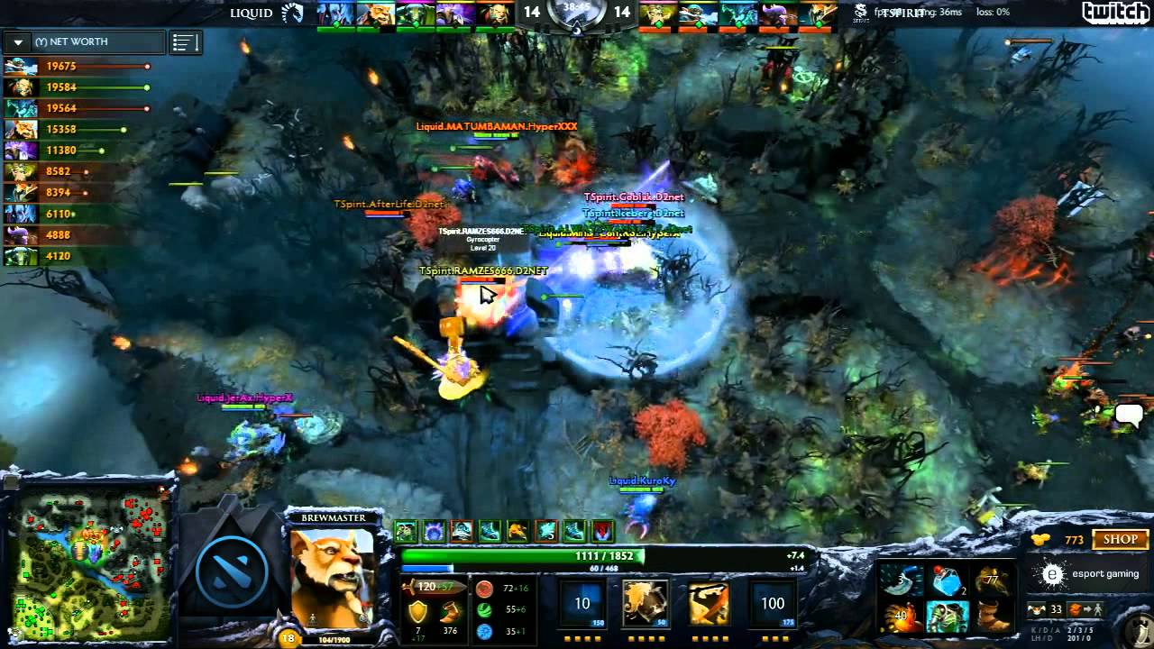 Team Spirit vs Team Liquid - Game 1 - Shanghai Major Qualifiers