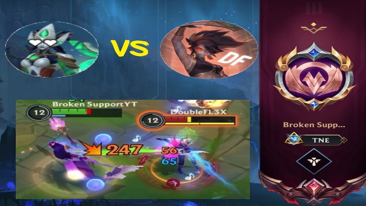 League of Legends: Wild Rift - DoubleFL3X VS Broken Support | FINALLY FOUND THE AKALI GOD