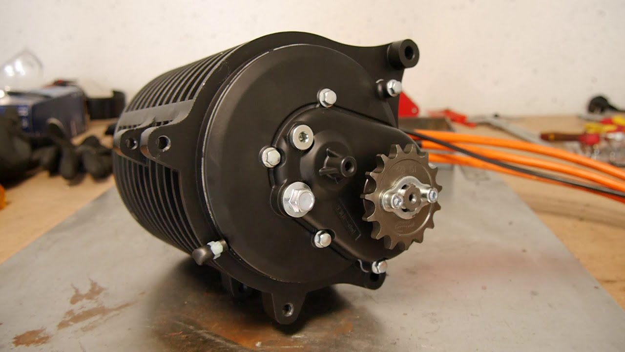 #2 Electric motorcycle: motor test fitment (QS138 70H)