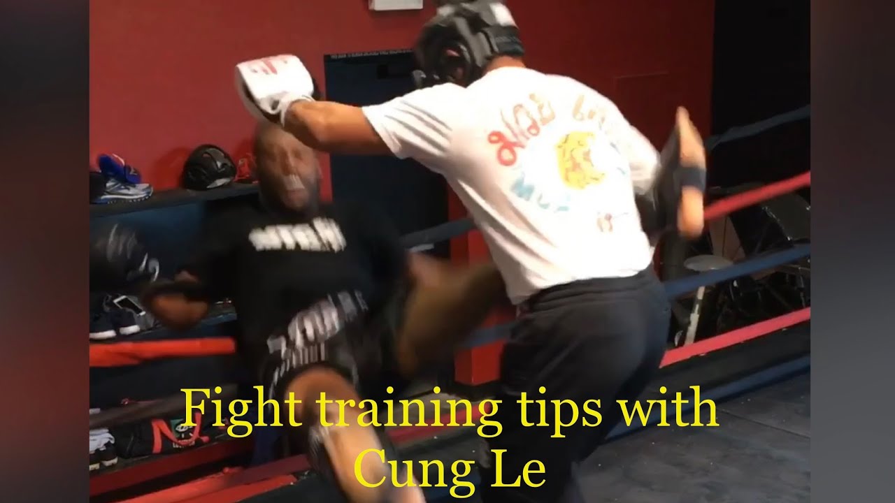 Fight training tips by Cung Le part1 2020