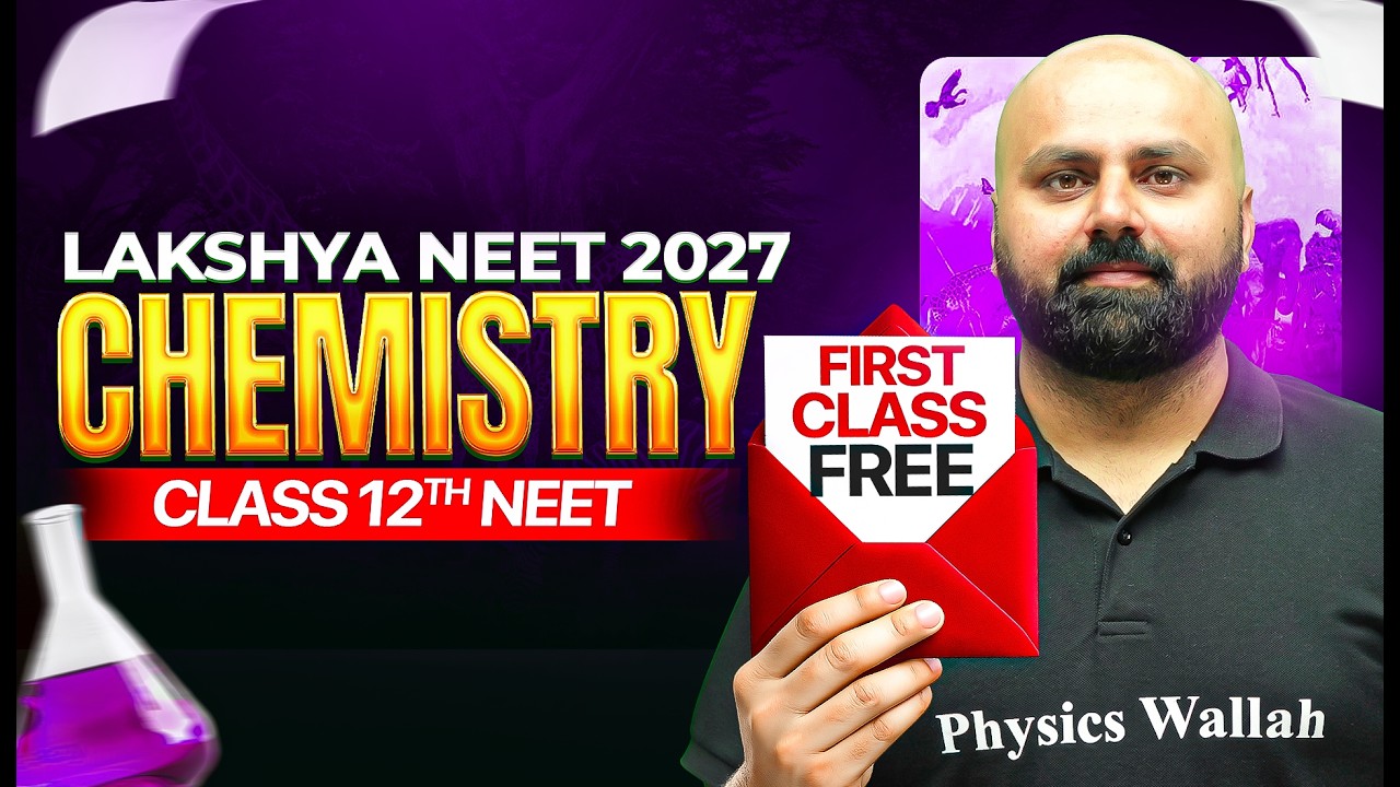 1st FREE Chemistry Class by Sudhanshu Sir | Lakshya NEET 2027🔥