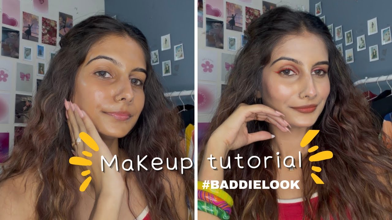Pinterest inspired “ Baddie makeup tutorial “ ❤️