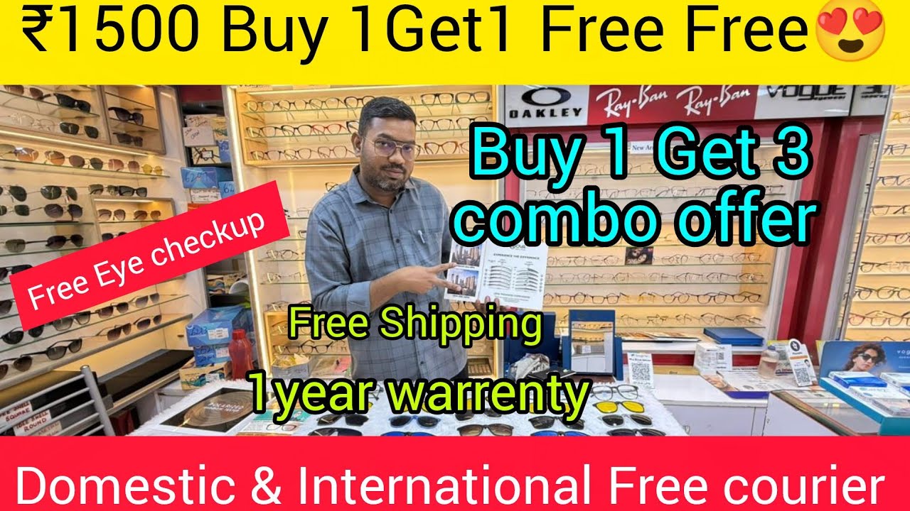 🔥Budget friendly optical store in chennai|ஒன்று வாங்கினால் மூன்று இலவசம்|All Branded glass