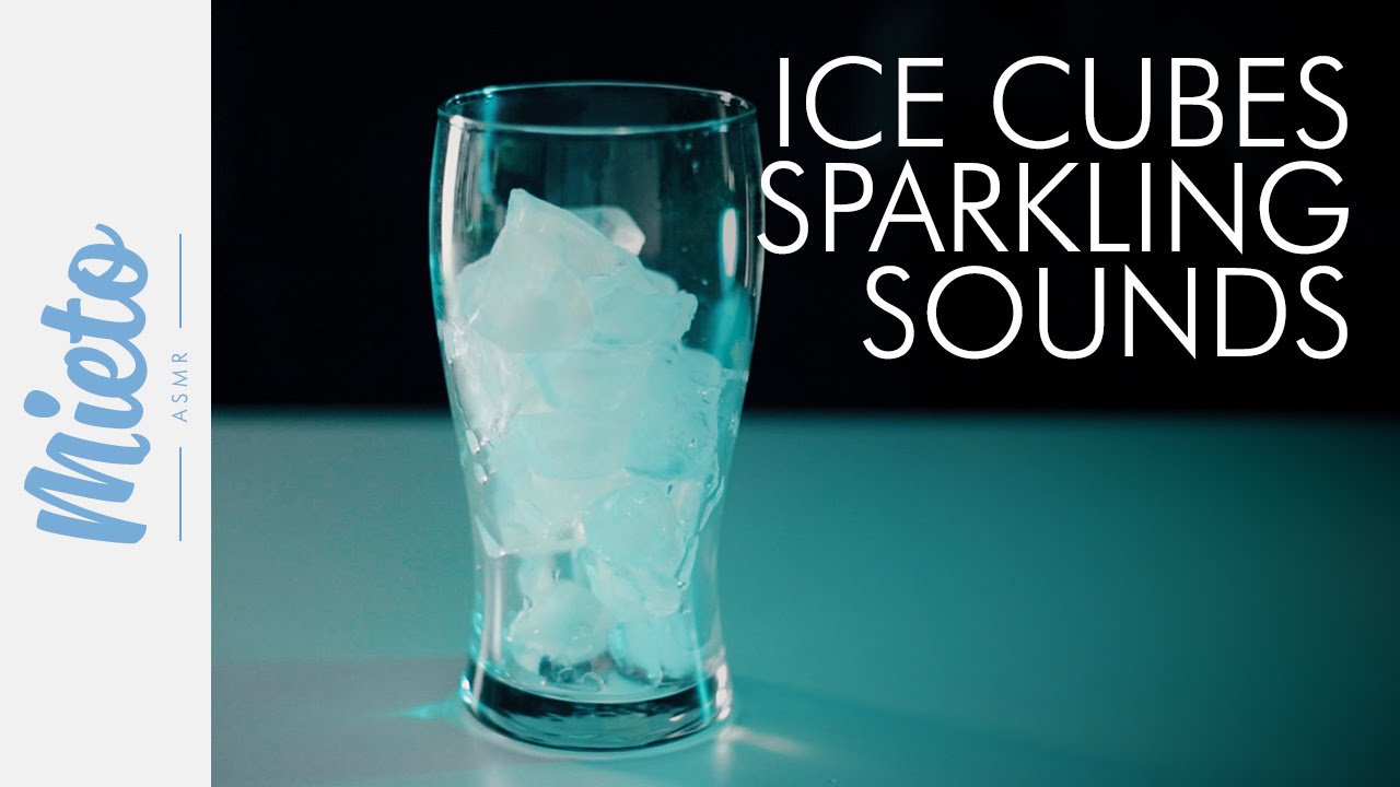 ASMR. Ice Cubes in Hot Water and Sparkling Sounds. No Talking