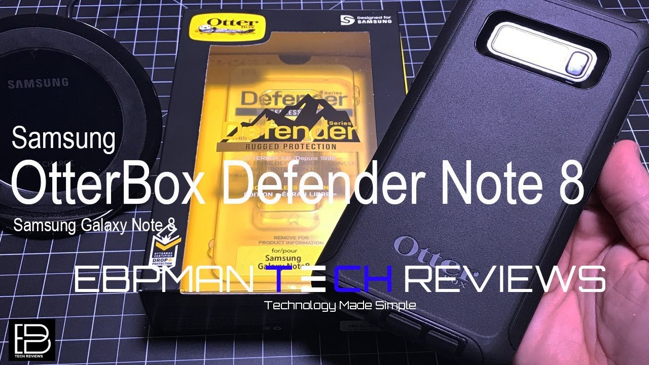 Samsung Galaxy Note 8 Defender Case from Otterbox Review & Wireless Charging Test