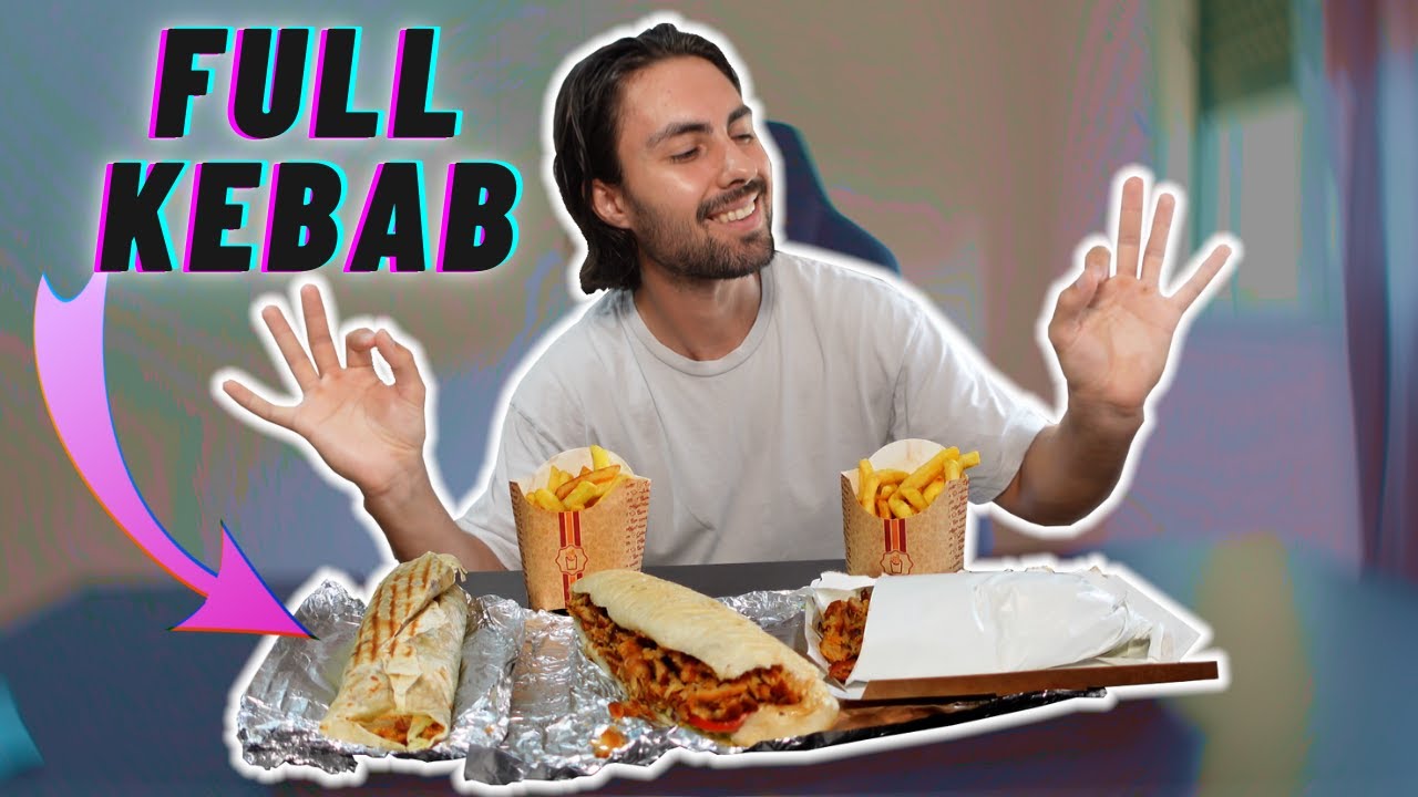 DÉGUSTATION DE 2 GROS KEBAB & UN BIG CHEESE NAAN (ultra chargé en viande kebab 😍)
