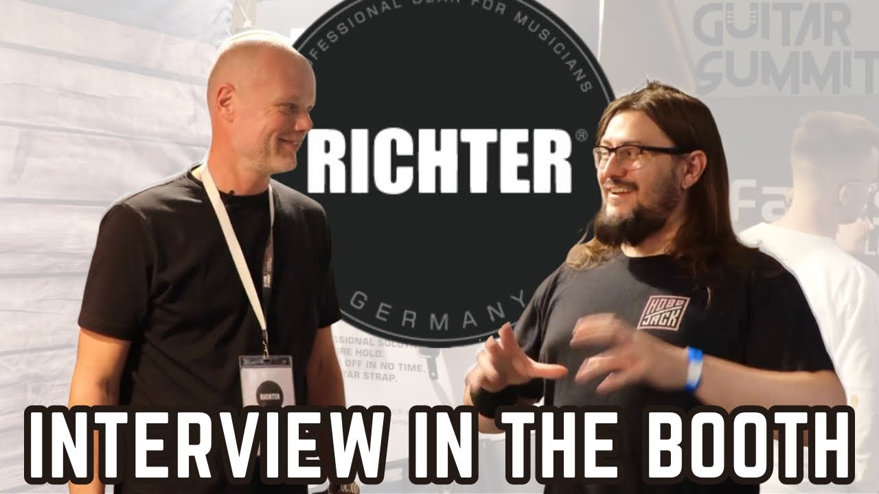 Guitar Summit 2023 | Richter Straps & Strings Interview In The Booth