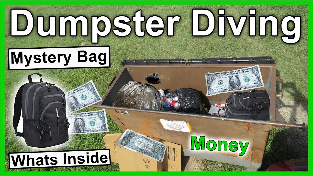 Wow Found Money Inside Mystery Bag Dumpster Diving #290