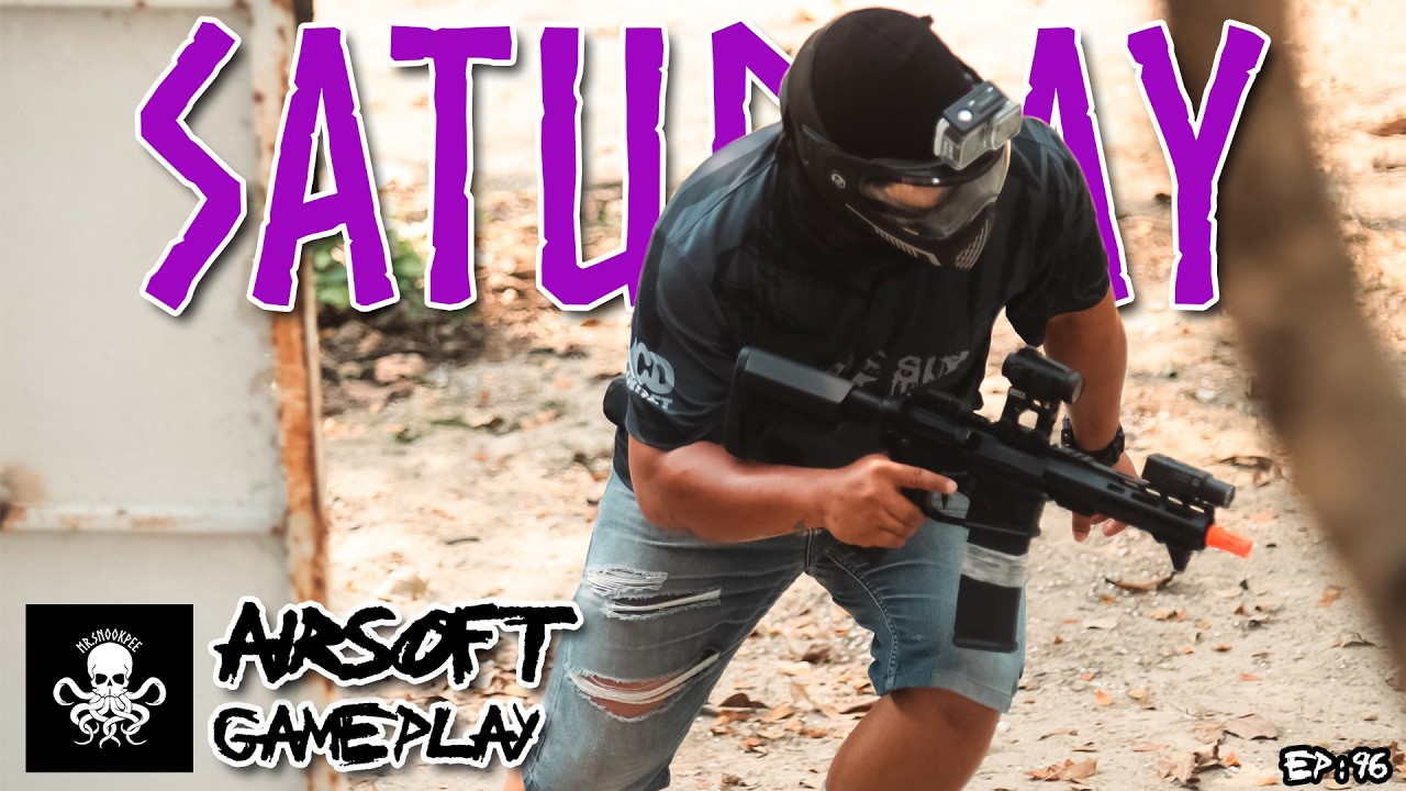 Airsoft gun Saturday Gameplay- Mr.Snookpee Airsoft EP:96