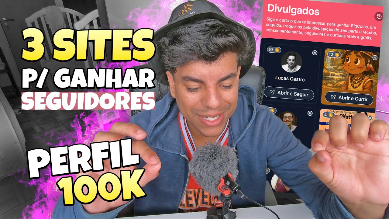 🚀 3 Sites SECRETOS para Ganhar Seguidores no Instagram Grátis em 2026!