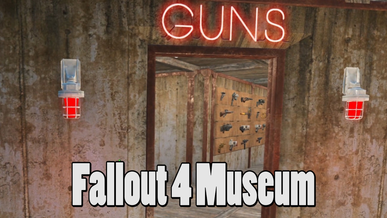 Fallout 4 Museum - Unique Weapons & Items