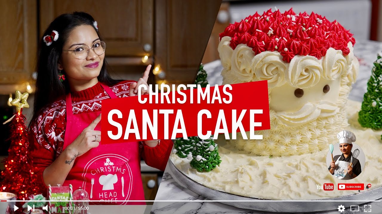 Christmas Santa Cake | Cake Tutorial | The Cake Studios