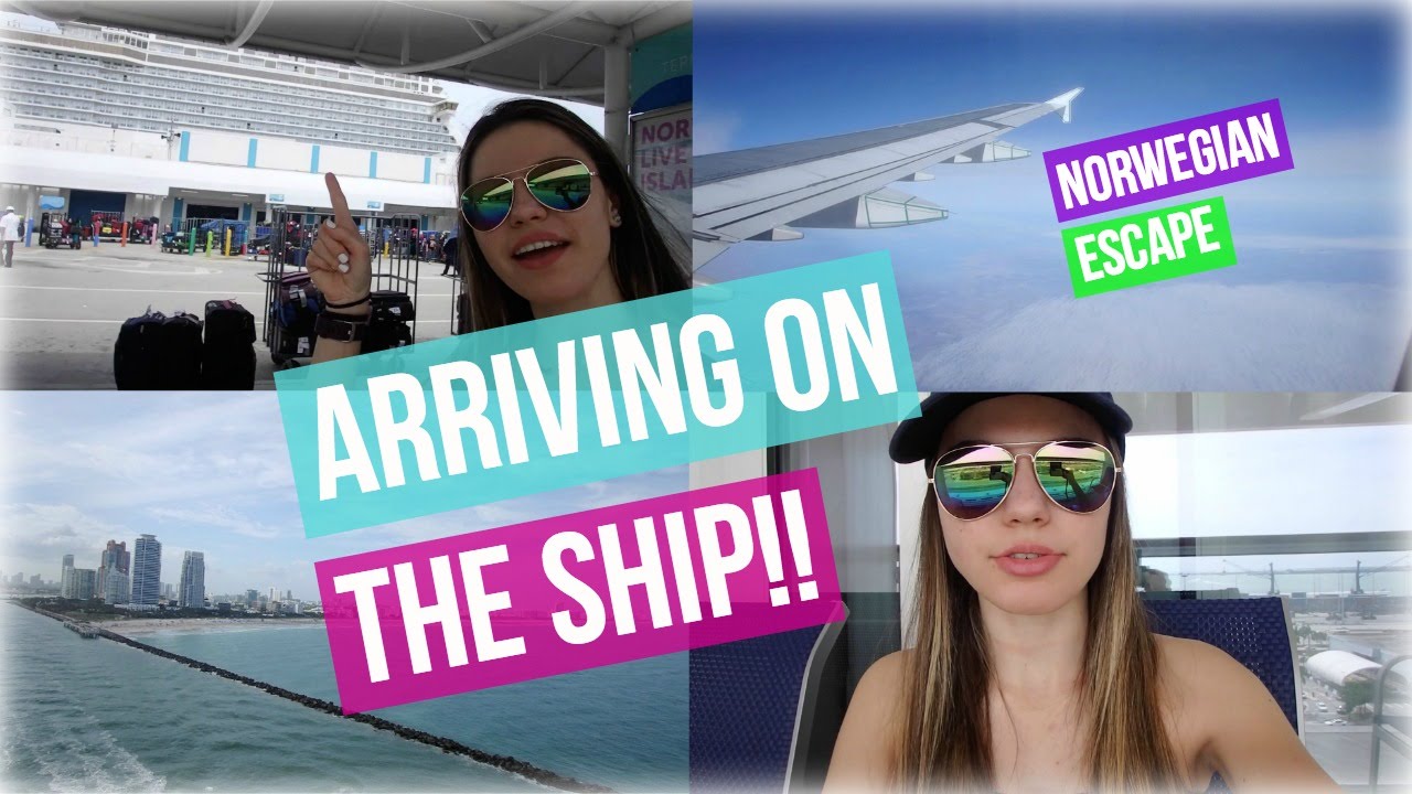 NORWEGIAN ESCAPE CRUISE VLOG!! | DAY 1