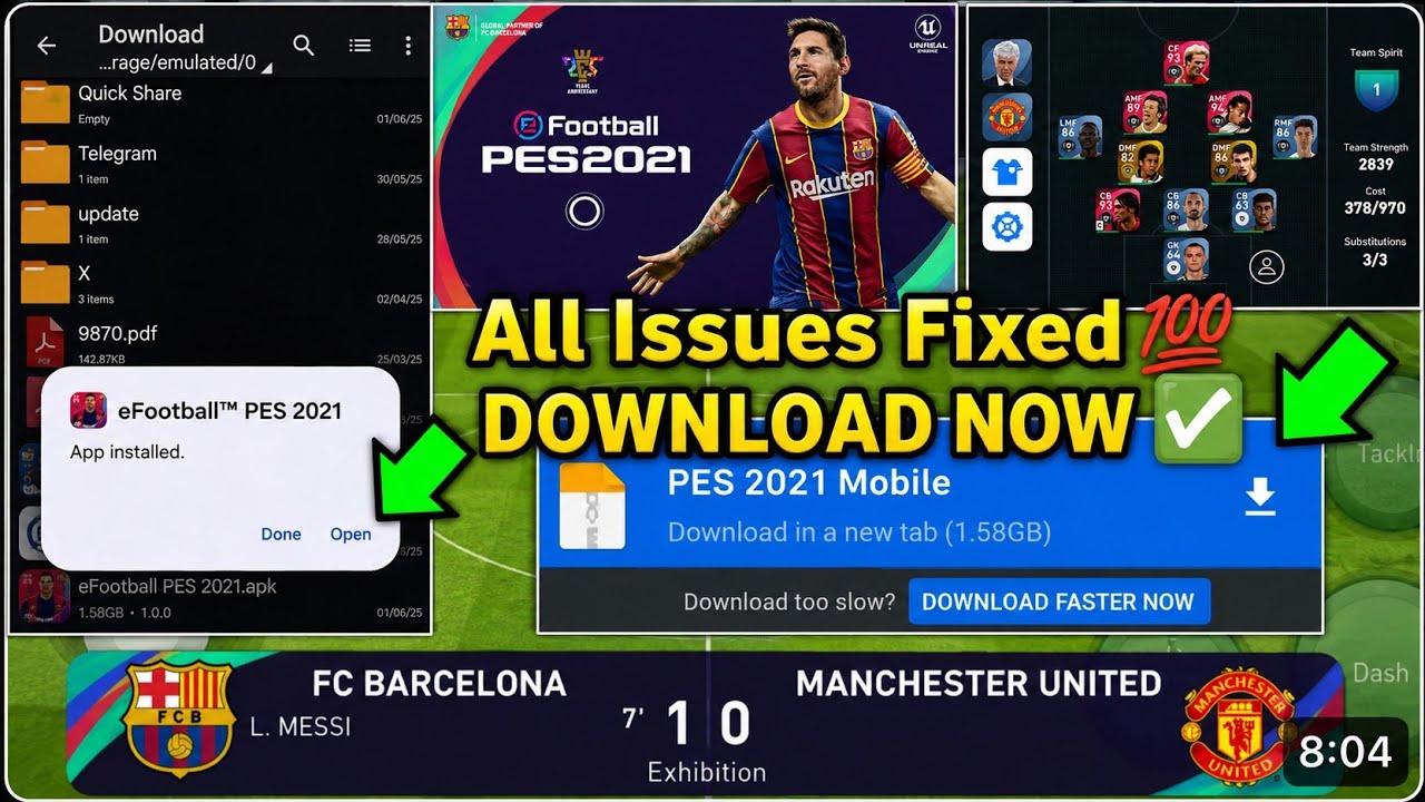 PES 2021 MOBILE 2026 IS BACK! 🔥 ALL ISSUES FIXED + OFFLINE MODE!
