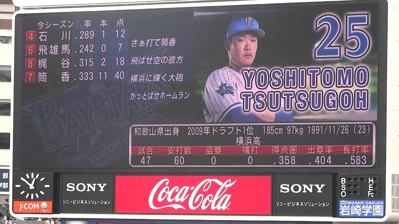 2015/5/24 横浜DeNAベイスターズ スタメン発表【梶谷復帰】【須田今季初勝利】