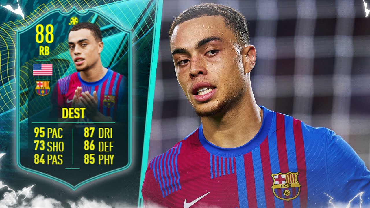 LIGHTNING FAST! ⚡ 88 TOTY Moments Sergi&ntilde;io Dest Player Review! FIFA 22 Ultimate Team